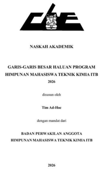Cover page of the HIMATEK-ITB GBHP document